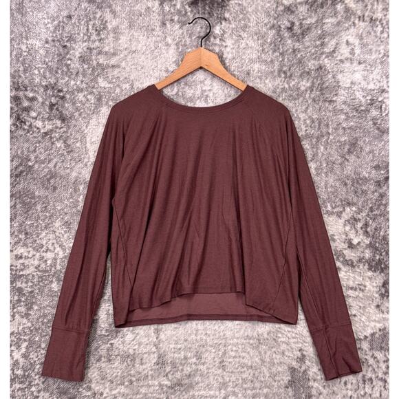 Beyond Yoga Top Medium Womens Featherweight Daydreamer Pullover Crop - Picture 1 of 9